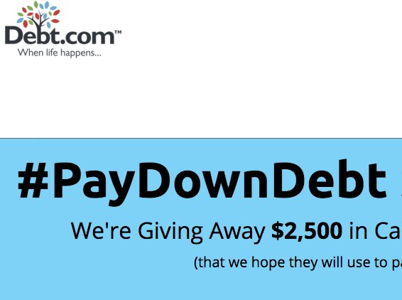 Pay Dow Debt Sweepstakes