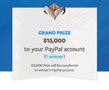 PayPal $15,000 Super Giveaway
