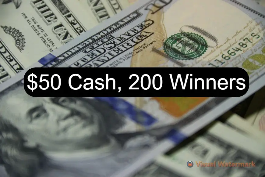 PayPal Pays Back Sweepstakes - $50 Cash, 200 Winners (Today Only)