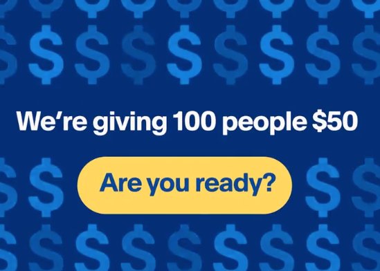 PayPal’s Summer Sweepstakes - $50 Cash, 100 Winners
