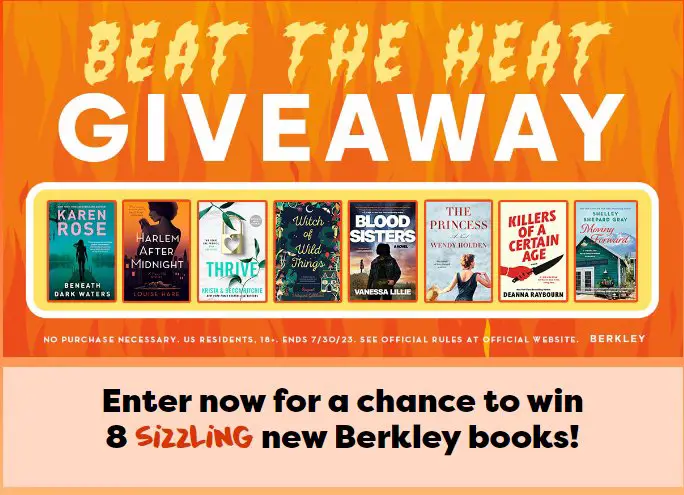 Penguin Random House Beat The Heat Sweepstakes – Win 8 Sizzling New Berkley Books