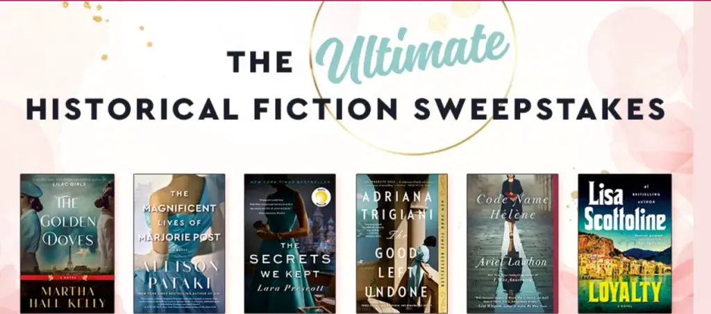 Penguin Random House Historical Fiction Sweepstakes – Win A Historical Fiction Prize Pack