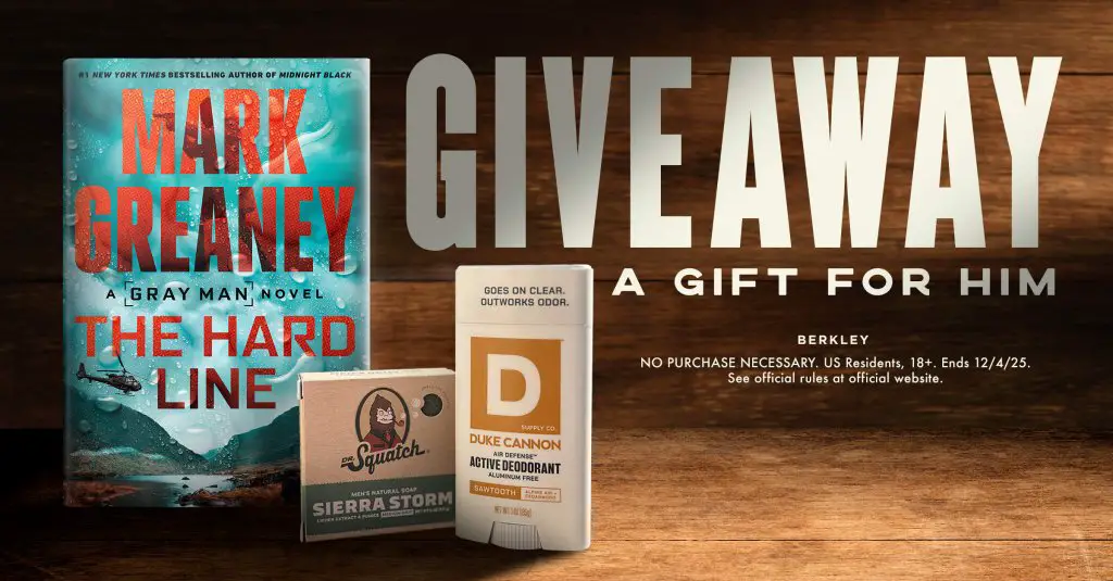 Penguin Random House Mark Greaney Sweepstakes – Win A Copy Of The Hard Line By Mark Greaney & More (5 Winners)