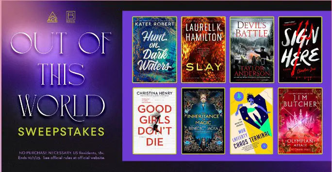 Penguin Random House Out Of This World Sweepstakes – Win $172 Book Prize Pack Including Devil's Battle by Taylor Anderson, Slay by Laurell K. Hamilton, & More