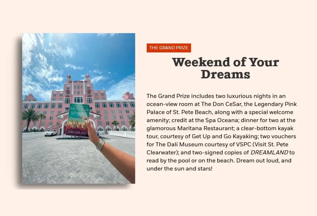 Penguin Random House Weekend Of Your Dreams Sweepstakes - Win A Florida Mini Vacation