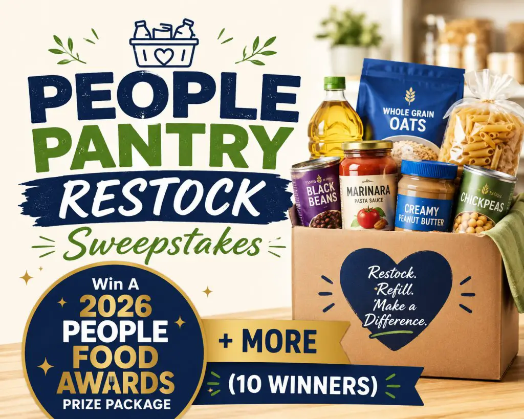 People Pantry Restock Sweepstakes - Win A 2026 PEOPLE Food Awards Prize Package + More (10 Winners)