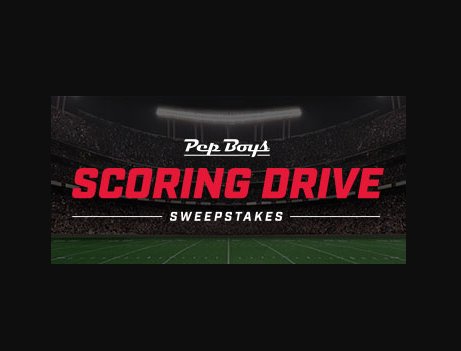 Pep Boys Scoring Drive Sweepstakes - Win A $51,000 Trip For 2 To Inglewood For The Biggest College Football Game