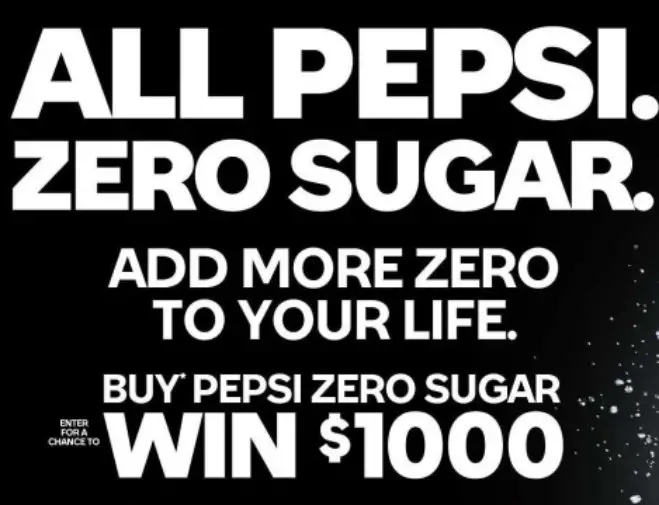Pepsi Add More Zero Sweepstakes - Win 1 Of 50 $1000 AMEX Gift Cards