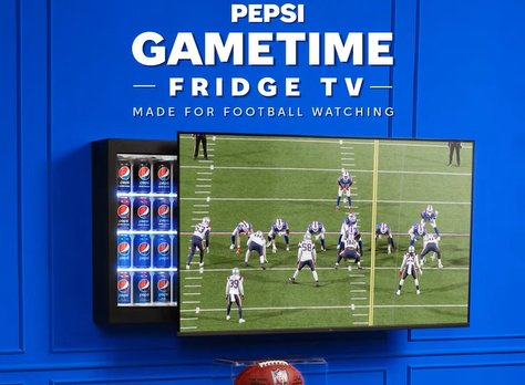 Pepsi Gametime Fridge TV Instagram Sweepstakes - Win A TV With A Built-in Fridge