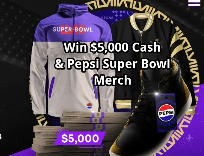 Pepsi Gear Blitz Sweepstakes - Win $5,000, Pepsi Branded Items, Tote Bag, & More (153 Winners)