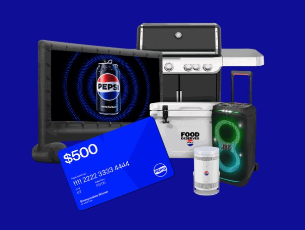 Pepsi Match Day Sweepstakes - Win a Premium Entertainment Backyard Upgrade Package