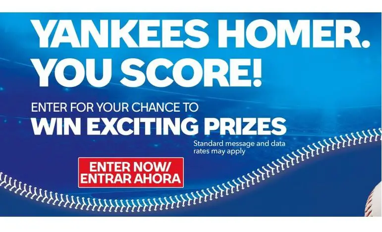 Pepsi New York Yankees Home Run Sweepstakes - Win Tickets to Yankees Home Games!