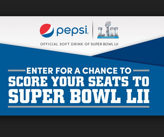 Pepsi Super Bowl 52 Instant Win Game 2018