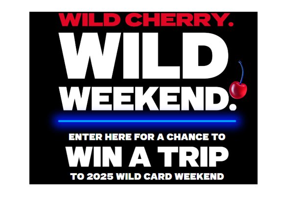 Pepsi Wild Cherry Wild Weekend Sweepstakes - Win A $10,000 Trip For 2 To The NFL Wild Card Weekend