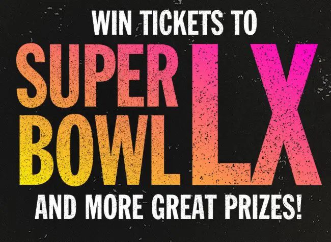 Pepsi X Marcus Theatres Super Bowl LX Sweepstakes & Instant Win - A Trip for 2 to Super Bowl LX & Other Prizes Up for Grabs