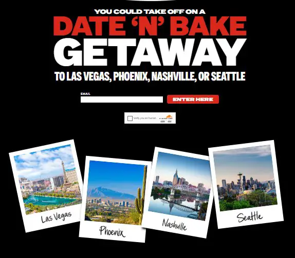Pepsi X Papa Murphy’s Date ‘N Bake Sweepstakes – Win A Trip For 2 To Nashville, Dallas, Phoenix, Or Las Vegas