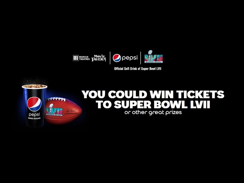 Pepsi Zero Sugar Marcus Football Sweepstakes - Win Tickets to the Super Bowl LVIII and More