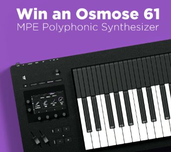 Perfect Circuit Expressive E Osmose 61 Giveaway - Win a Music Synthesizer