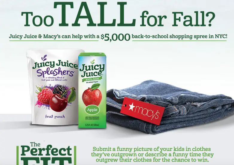The Perfect Fit Sweepstakes, $5000 Shopping Spree!