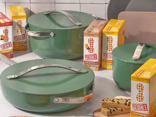 Perfect Snacks Caraway Ceramic 12 Piece Cookware Set Giveaway