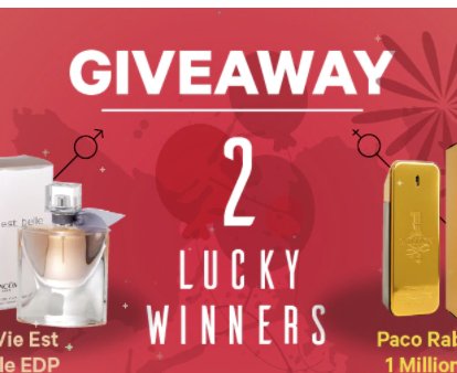 Perfumes Giveaway For Valentines Day