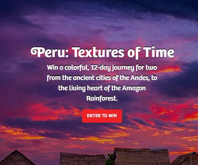 Peru Textures of Time - $4k Trip!