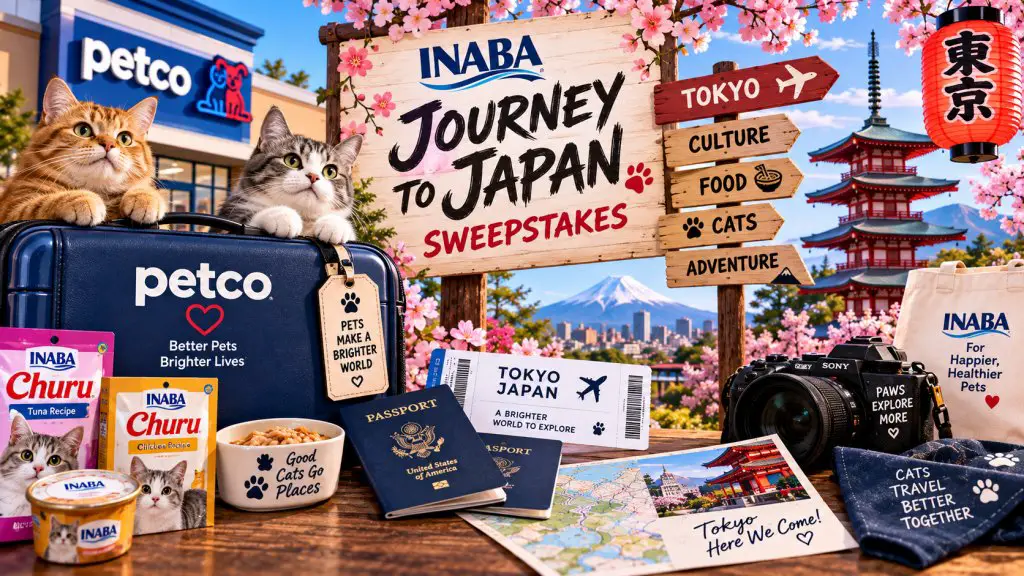 Petco Inaba Journey To Japan Sweepstakes – Win A 6-Night Trip For 2 To Tokyo, Japan