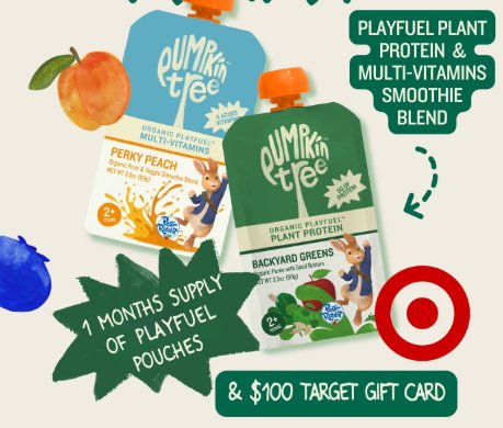 Peter Rabbit Organics Target Gift Card Giveaway - Win a $100 Target Gift Card and More