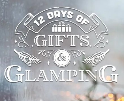 Petite Retreats 12 Days Of Gifts & Glamping Giveaway – Win Cozy Glamping Gift Package, Vacation Rentals, Snacks & More (16 Winners)