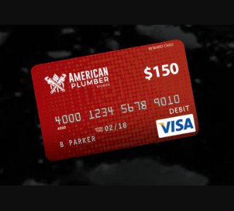 Pfister American Plumber Stories Sweepstakes - Win A $150 VISA Gift Card