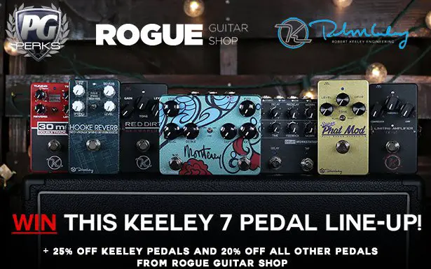 Keeley Pedal Line-up Collection Giveaway