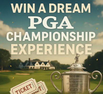 PGA of America Perks “Flyaway Experience” Sweepstakes -  Win a trip for 4 to the 2026 PGA Championship