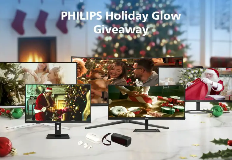Philips Holiday Glow Giveaway - Monitors, Speakers & Earbuds Up for Grabs