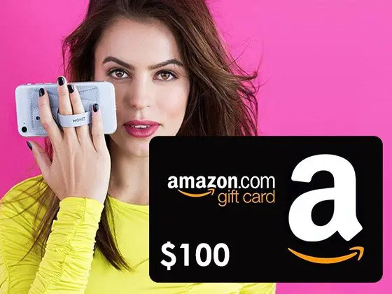 Phone Grip + $100 Amazon Gift Card Sweepstakes