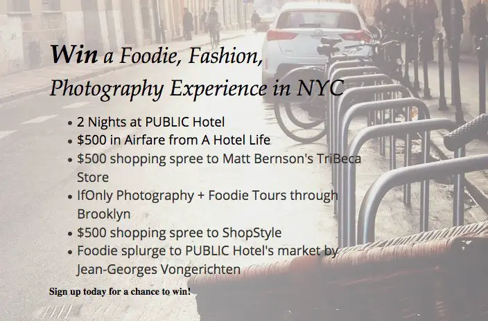 Photography Foodie Fashion - Experience NYC!