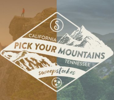Pick Your Mountains Sweepstakes
