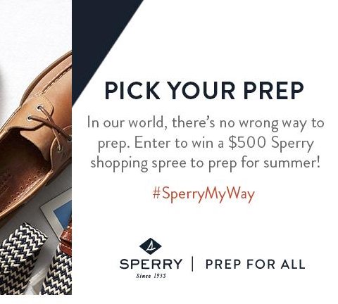 Pick Your Prep Sweepstakes