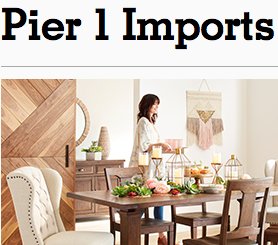 Pier 1 Imports Sweepstakes