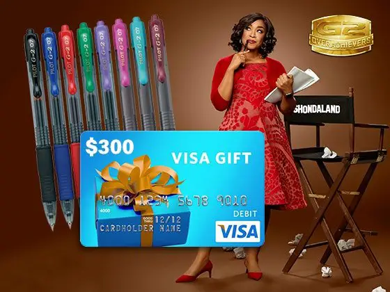 Pilot Pen G2 Overachievers Prize Package Sweepstakes