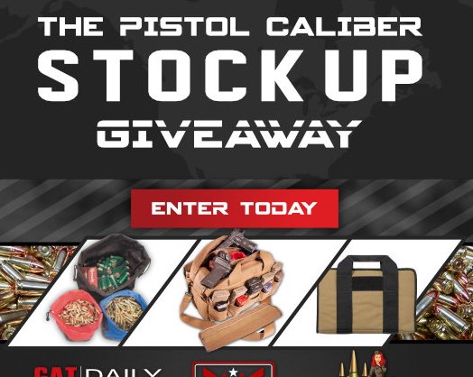 Pistol Caliber Stock Up Sweepstakes