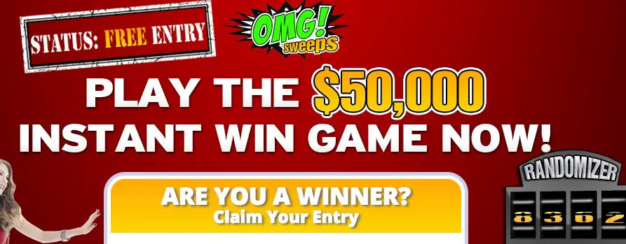 Play the $50,000 Instant Win Game!