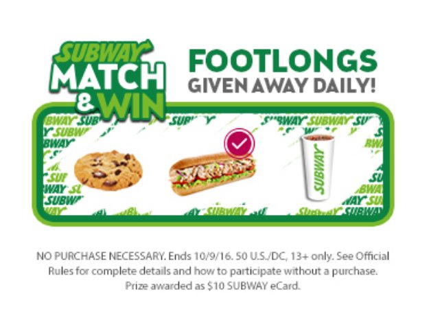 Play Subway Match & Win!
