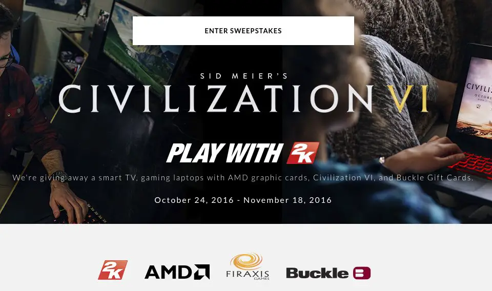 Play with 2K Sweepstakes! Hot Stuff!