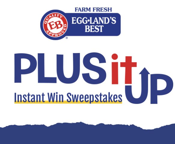 Plus It Up Instant Win Sweepstakes