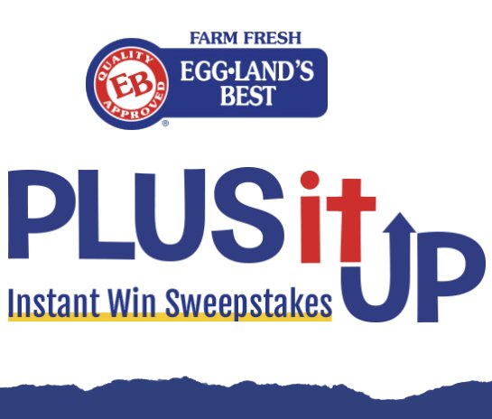 Plus it Up Instant Win Sweepstakes