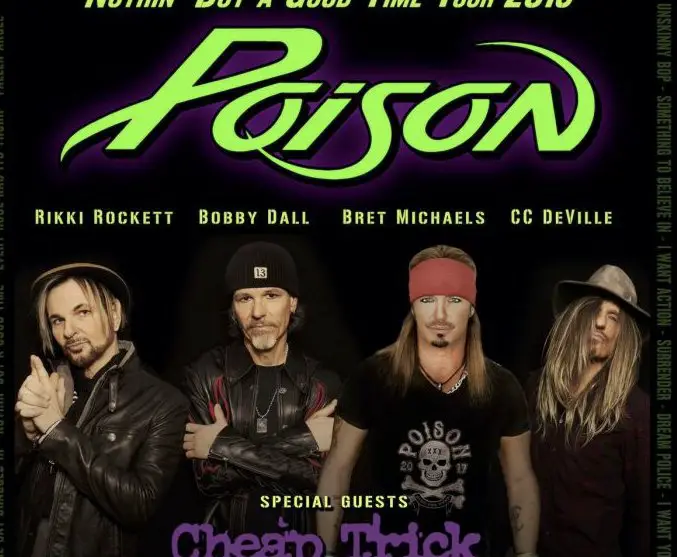 Poison, Cheap Trick and Pop Evil Ticket Giveaway