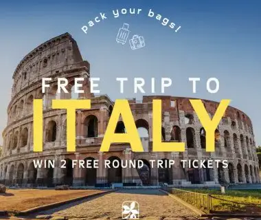 Pomelo Travel Free Flights To Italy Giveaway - Win Roundtrip Tickets To Italy