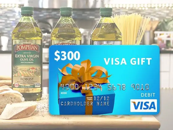 Pompeiian + $300 Visa Gift Card Sweepstakes
