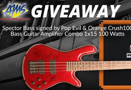 Pop Evil Bass Giveaway