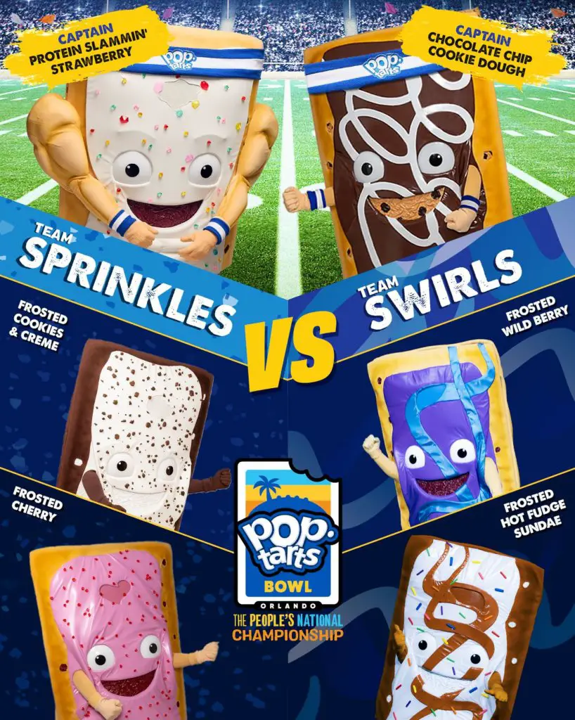 Pop-Tarts Sprinkles Vs Team Swirls Tailgate Pack Giveaway - Win A Pop-Tarts Bowl Tailgate Pack (100 Winners)